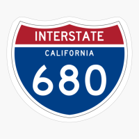 US Interstate I-680 (CA) | United States Highway Shield Sign