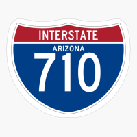 US Interstate I-710 (AZ) | United States Highway Shield Sign