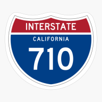 US Interstate I-710 (CA) | United States Highway Shield Sign