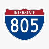 US Interstate I-805 | United States Highway Shield Sign