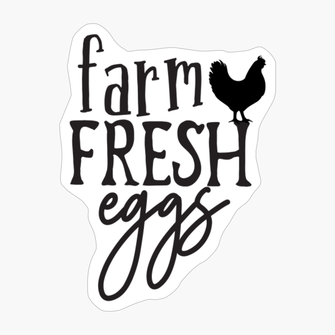 Farm Fresh Eggs Perfect Gift For Chef & Kitchen Lover