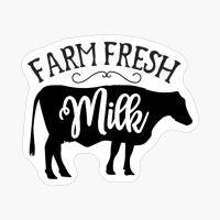 Farm Fresh Milk Perfect Gift For Chef & Kitchen Lover