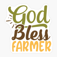 God Bless Farmer Farm Gift