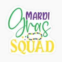Mardi Gras Squad, Mardi Gras Gift, Fleur De Lis Gift