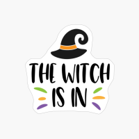 The Witch Is In Pumpkin Gift, Halloween Gift