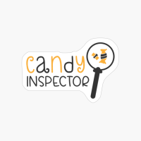 Candy Inspector, Pumpkin Gift, Halloween Gift, Candy
