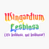 Wingardium Lesbiosa - The Perfect Gift For A Lesbian Witch!