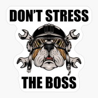 Don't Stress The Boss! - The Perfect Present For An Angry Mechanic!