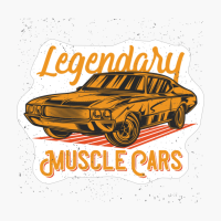 Legendary Muscle Cars - The Perfect Gift For A Classic Muscle Car Lover!