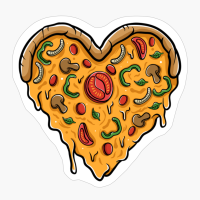 Love Pizza - A Funny Gift For A Food Lover!