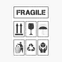 Fragile, Handle With Care - A Funny Gift For The People You Care!